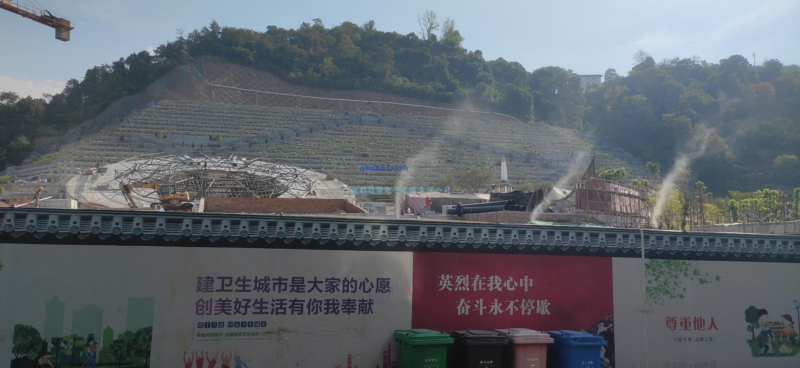 2022年08月17日四川省達(dá)州市某部隊(duì)三維數(shù)字沙盤交付！瞻仰達(dá)州紅軍烈士陵園！我司工程師們自發(fā)前往的第64個(gè)烈士陵園