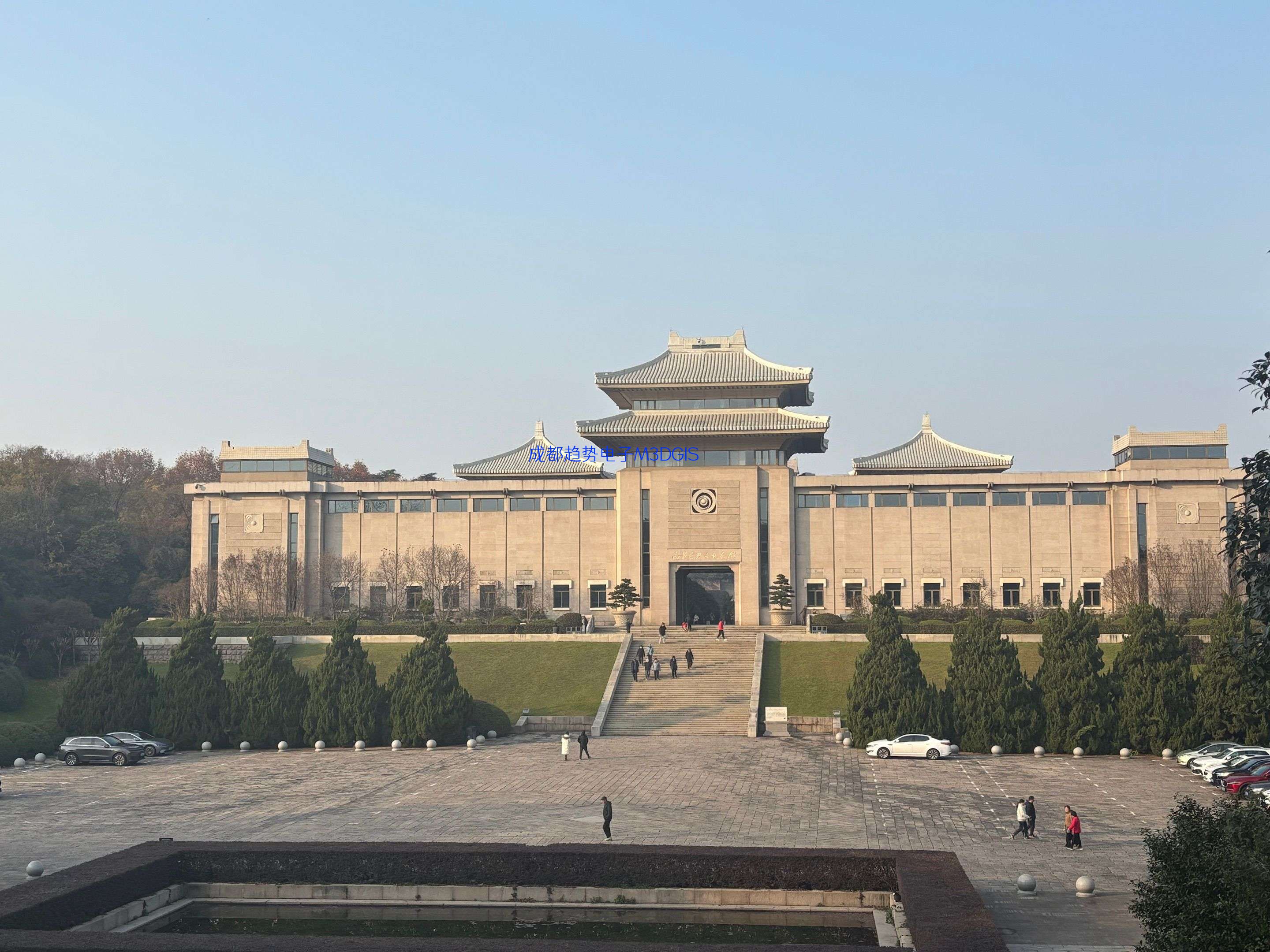 2025年01月16日江蘇省南京市某部隊國產三維電子沙盤交付，瞻仰雨花臺烈士紀念碑！