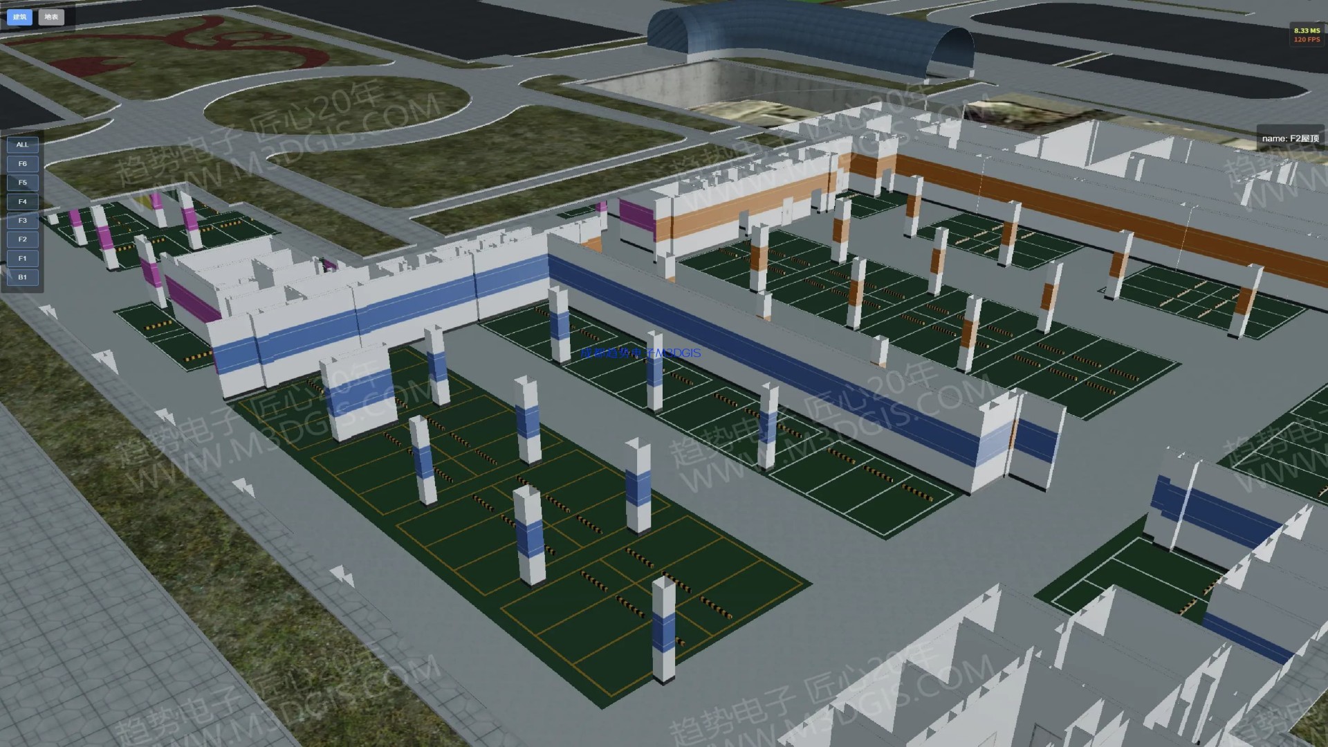 BIM建筑物拆解+GIS+數(shù)字孿生